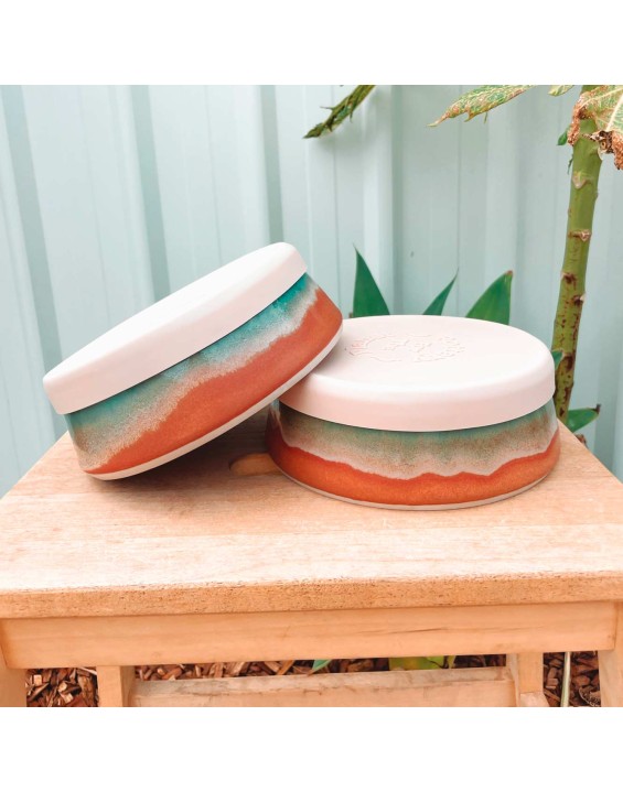 Coral Dreaming Ceramic Travel Bowl