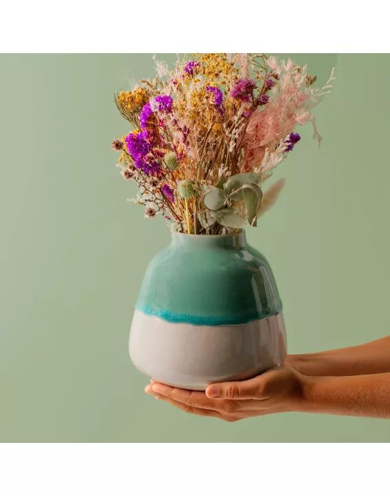 Colorful Flower Arrangement - Fashion Vase